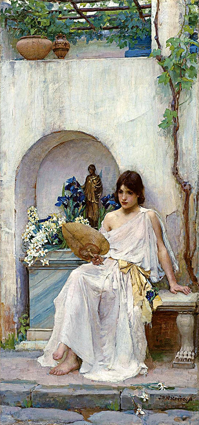 Flora in White Attire John William Waterhouse